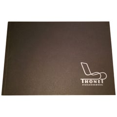Chrome Tubular Steel Catalogue, Thonet, 1980s