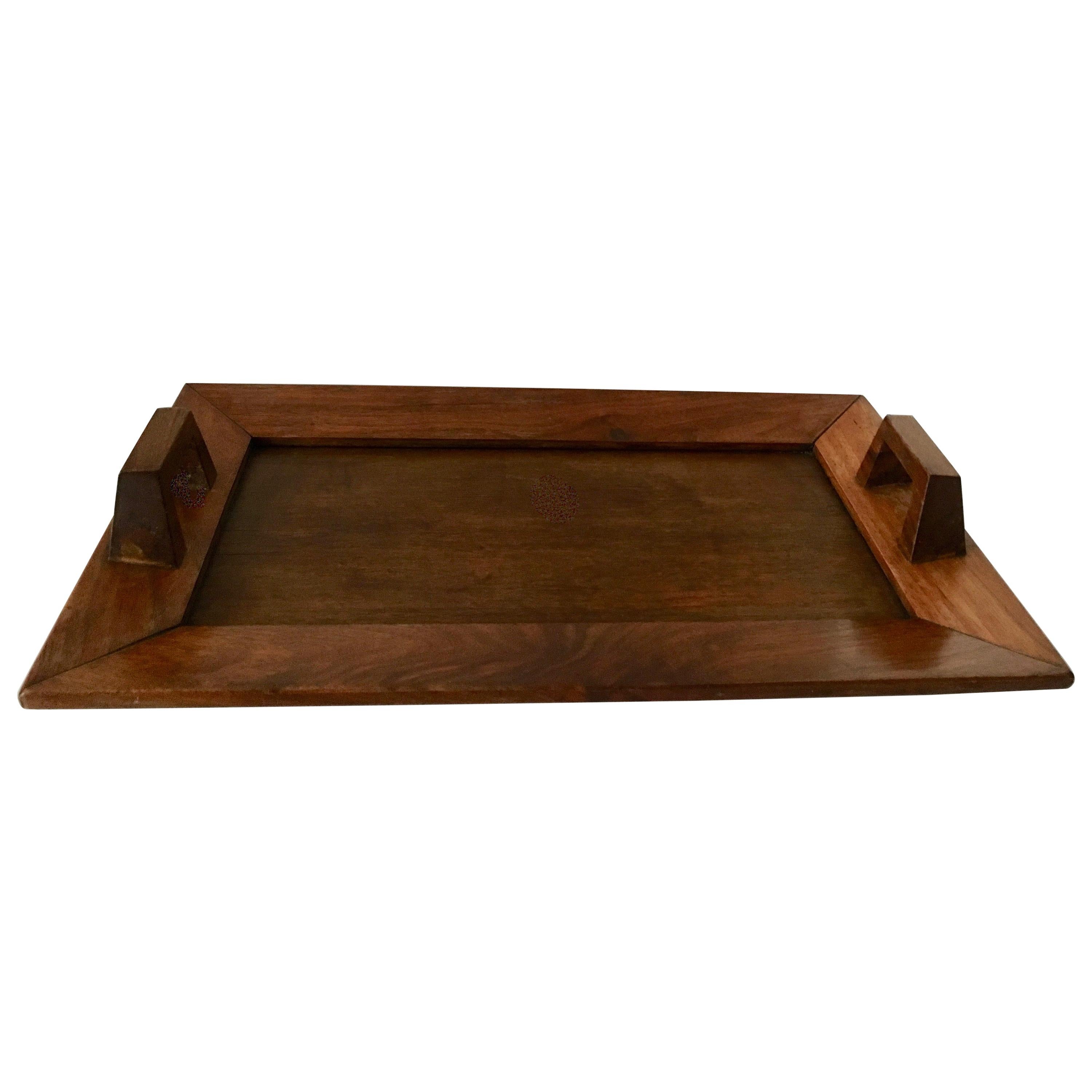 Folk Art Wooden Tray