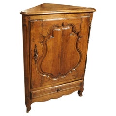 Antique Corner Cabinet Confiturier from France