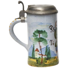 Stein da birra tedesco dell'inizio del XIX secolo