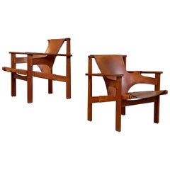 Pair of "Trienna" Easy Chairs by Carl-Axel Acking, 1950s