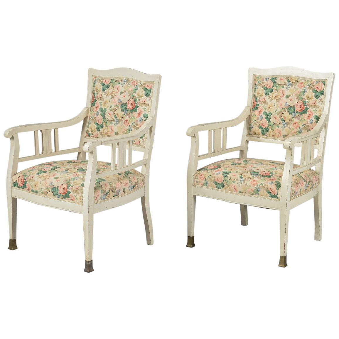 Pair of Art Nouveau Armchairs