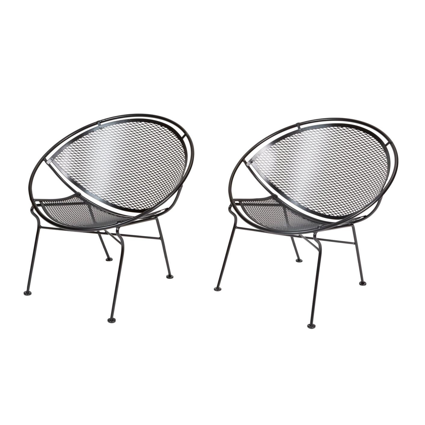 Pair of Salterini “Radar” Lounge Chairs