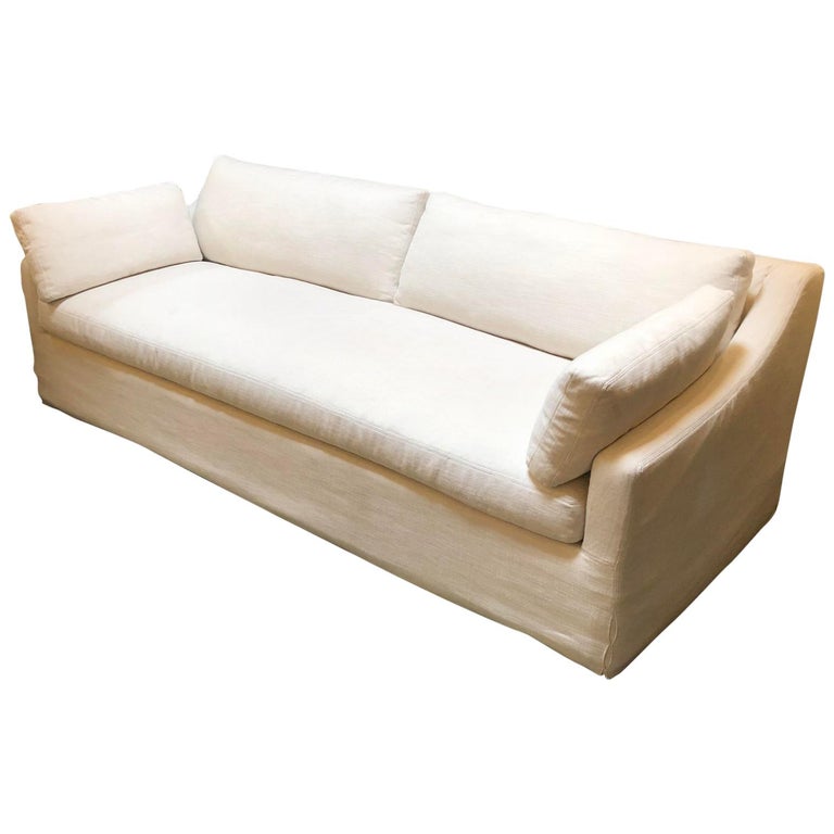 Restoration Hardware Modena Track Arm Sleeper Sofa For Sale at 1stDibs