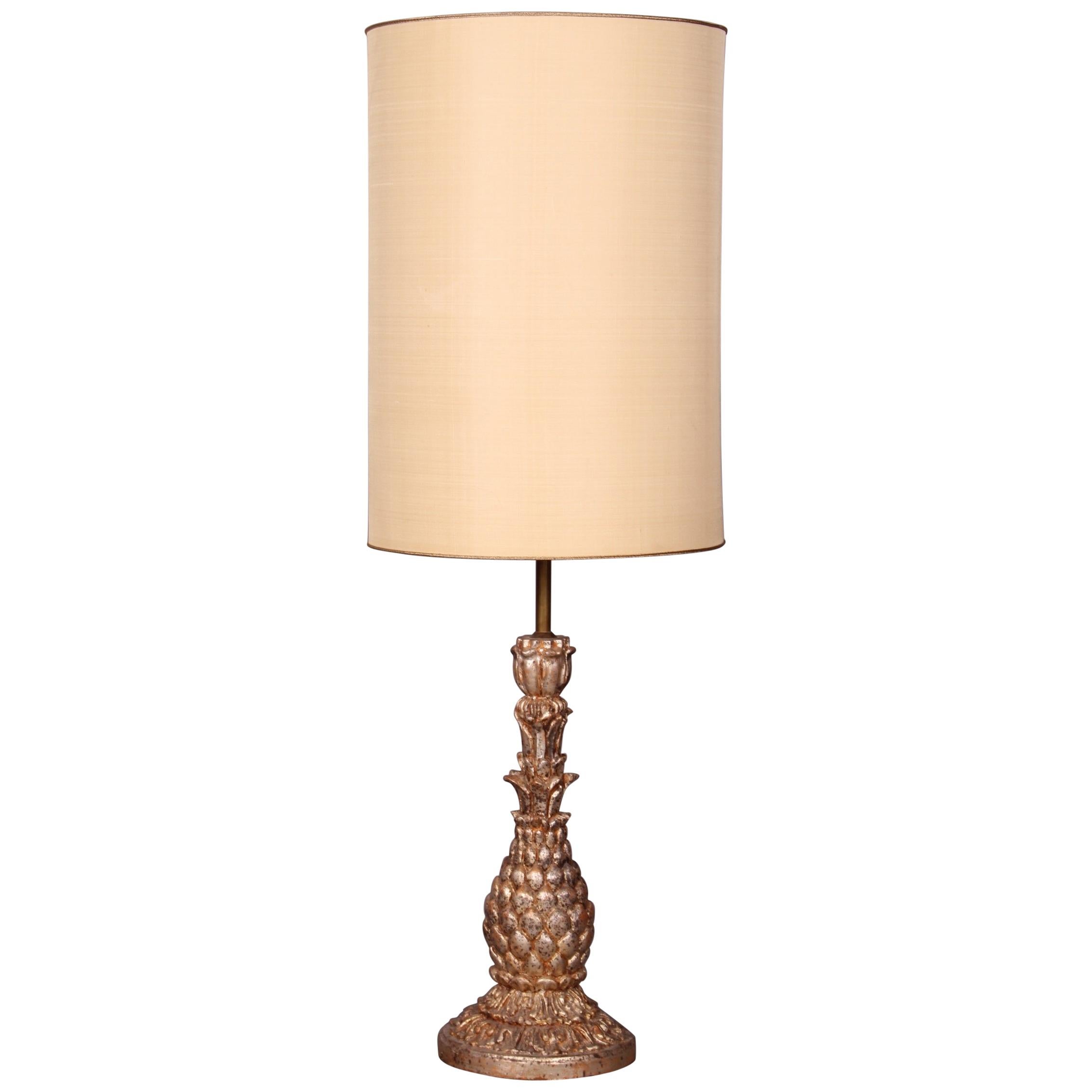 Wooden Pineapple Lamp