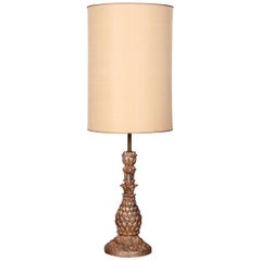 Wooden Pineapple Lamp