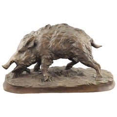 Bronze Wild Boar