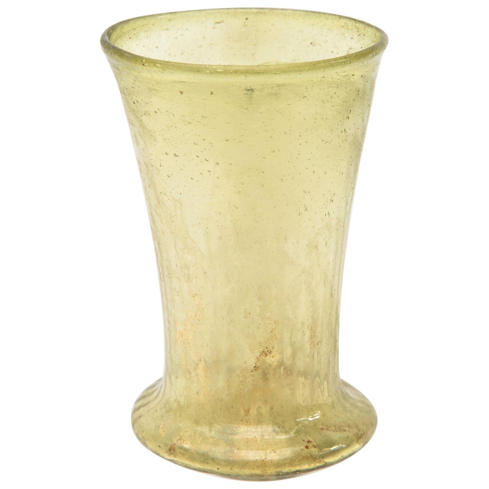 Artefact Merovingian Glass Bell-Beaker, 6th Century A.D