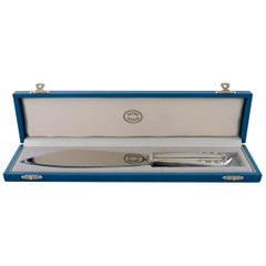 Georg Jensen 'Lily of the Valley' Layer Cake Knife with Original Box