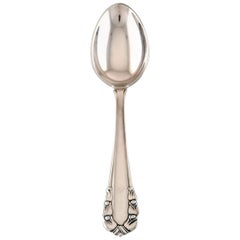 Georg Jensen "Lily of the Valley" Sterling Silver Dinner Spoon, 4 Pieces