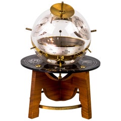 "Sputnik" Tisch-Barometer Wetterstation Jahrhundertmitte Modern:: Deutsch:: 1960er Jahre
