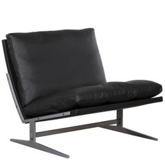 Kastholm & Fabricius BO-561 Lounge Chair in Dark Green Leather by Bo-Ex Denmark