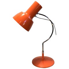 Orange Table Lamp by Josef Hurka for Napako, 1960s