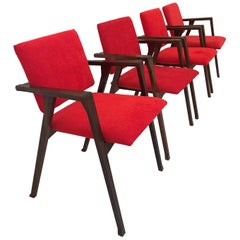 Midcentury Italian Chairs "Luisa" by Franco Albini for Poggi