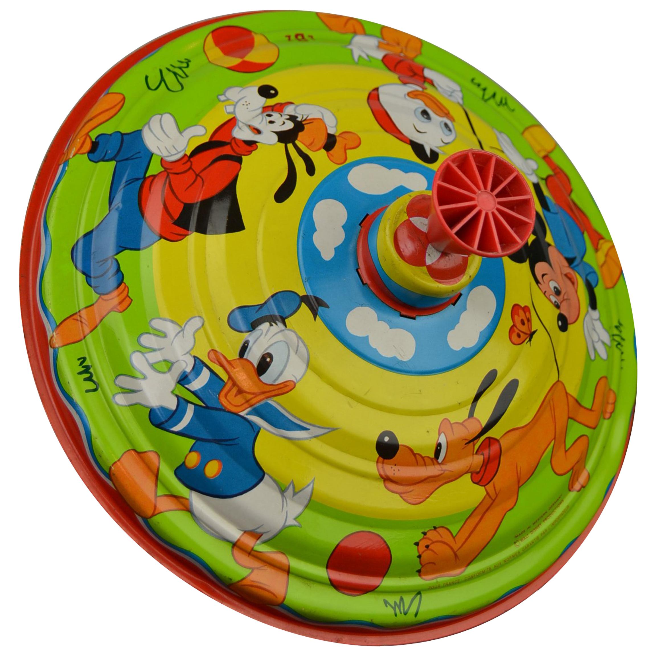 Zinn Spinning Top Spielzeug, Disney-Charakter  Von LBZ, Westdeutschland im Angebot