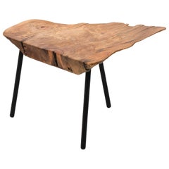 Modern Freeform Walnut Table, circa 2000