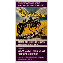 'The Wasp Woman' Original Us Film Poster, Three Sheet, 1959