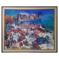 ‘Charlevoix’ 003 Contemporary Oil on Board Painting Bedros Aslanian