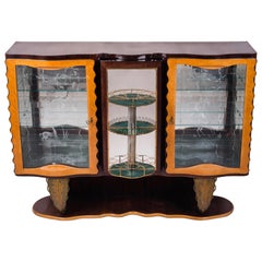 Vintage Art Deco Extraordinary Bar Cabinet by Pier Luigi Colli, 1930