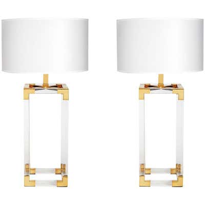 Lucite and Brass Serpent Umbrella Stand For Sale at 1stDibs | acrylic ...