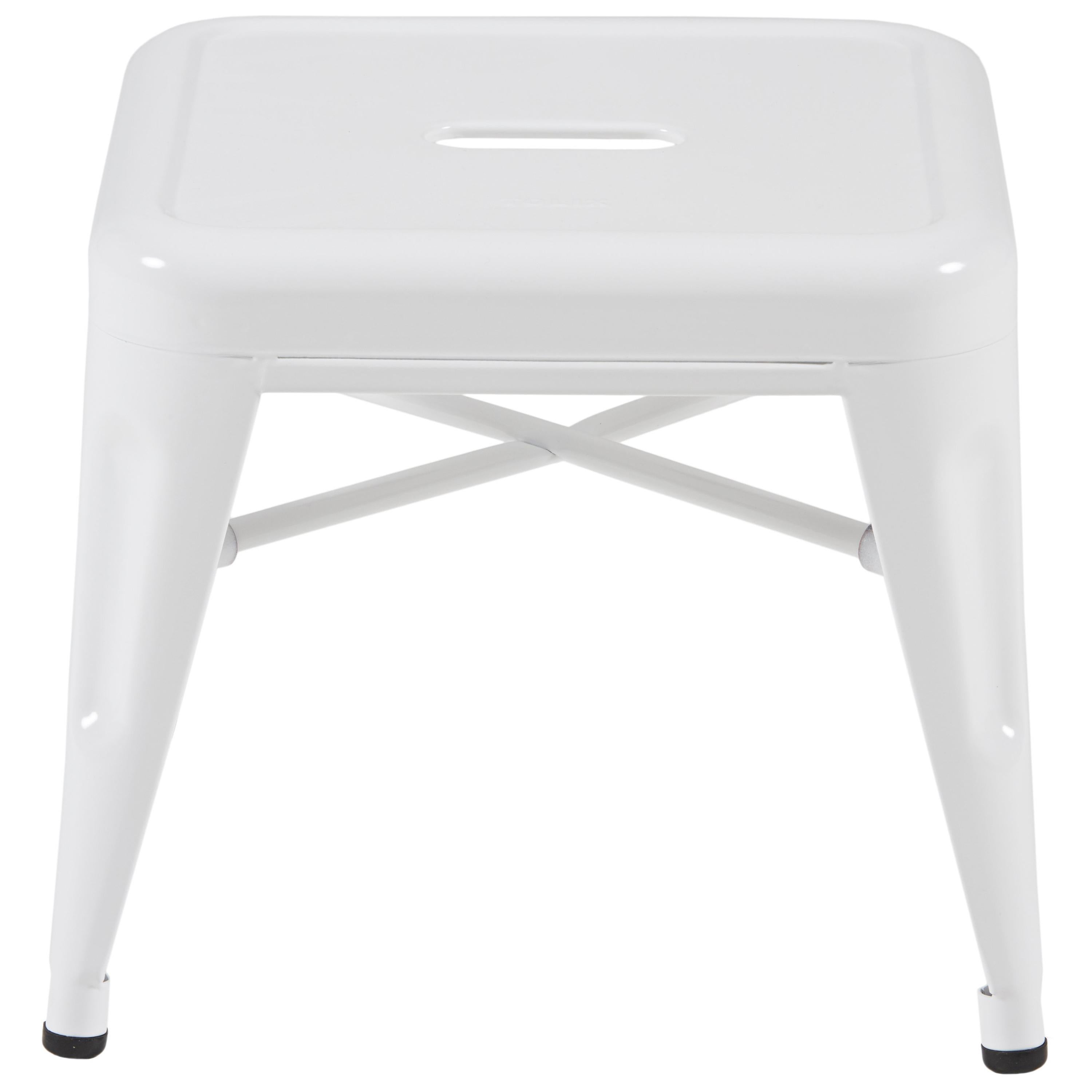 For Sale: White (Blanc) H Stool 30 in Essential Colors by Chantal Andriot and Tolix