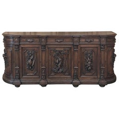 19th Century Grand French Renaissance Hunt Buffet