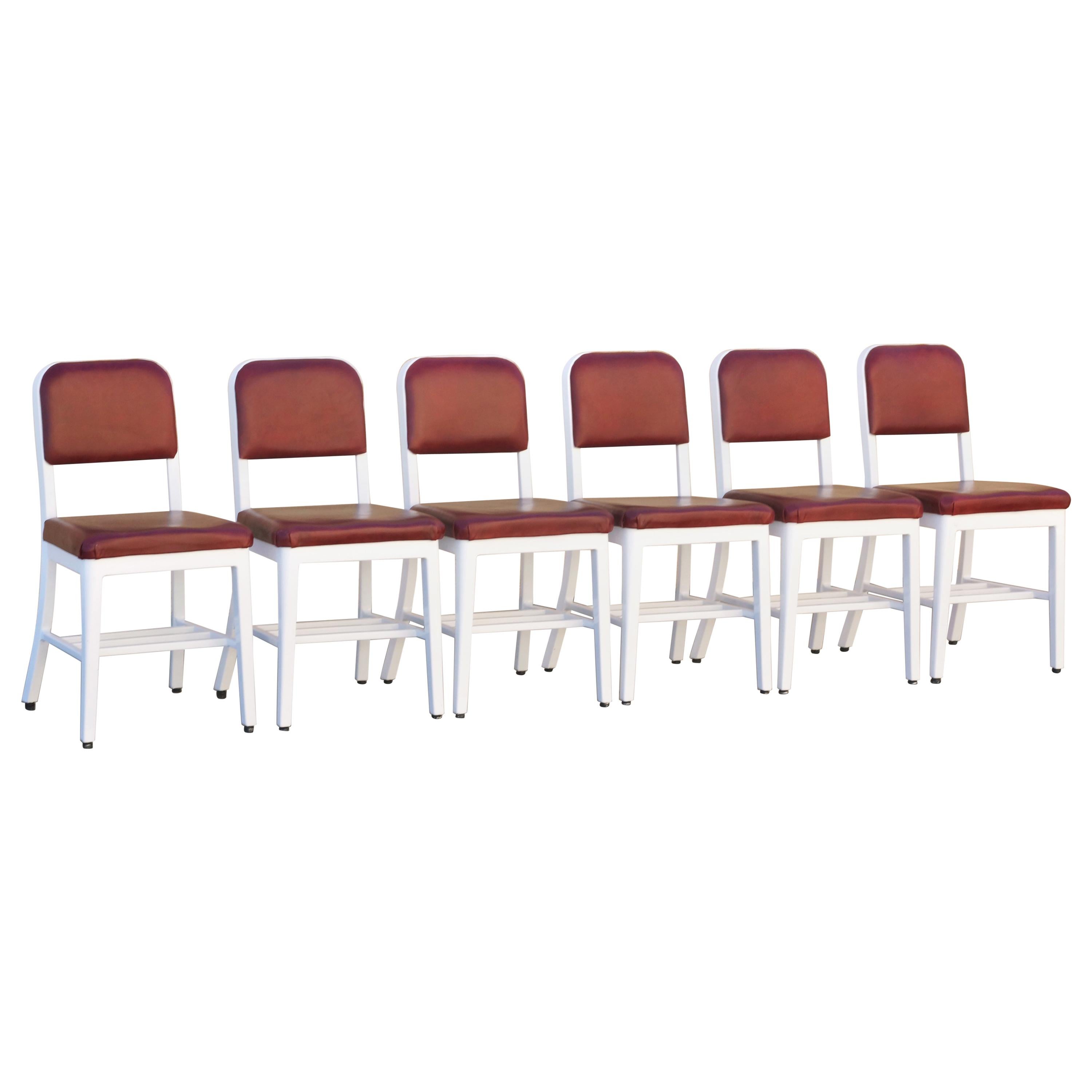 Set of 6 "Goodform" Side Chairs by General Fireproofing Co., Refinished