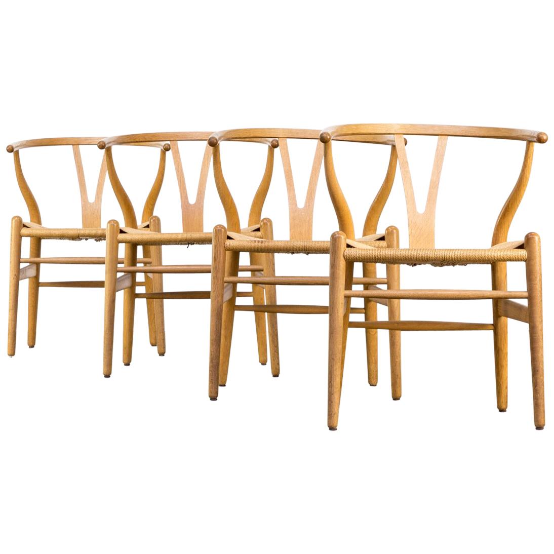 1960s Hans Wegner ‘CH24’ Wishbone Chairs for Carl Hansen & Son For Sale