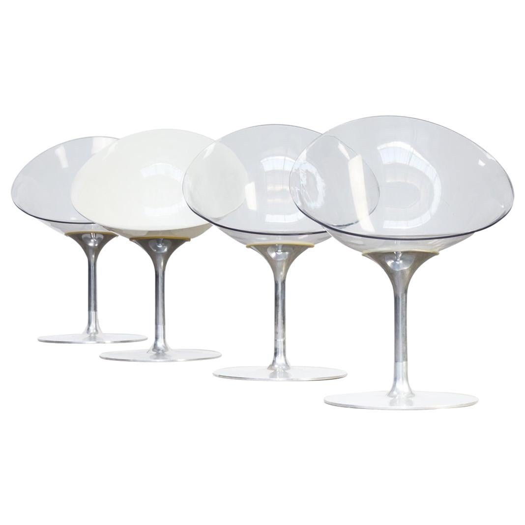 1970s Philippe Starck ‘Eros’ Chair for Kartell, Set of 4 For Sale at