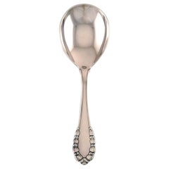 Georg Jensen "Lily of the Valley" Serving Spoon in Sterling Silver