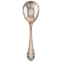 Antique Georg Jensen "Lily of the Valley" Serving Spoon in Sterling Silver or All Silver