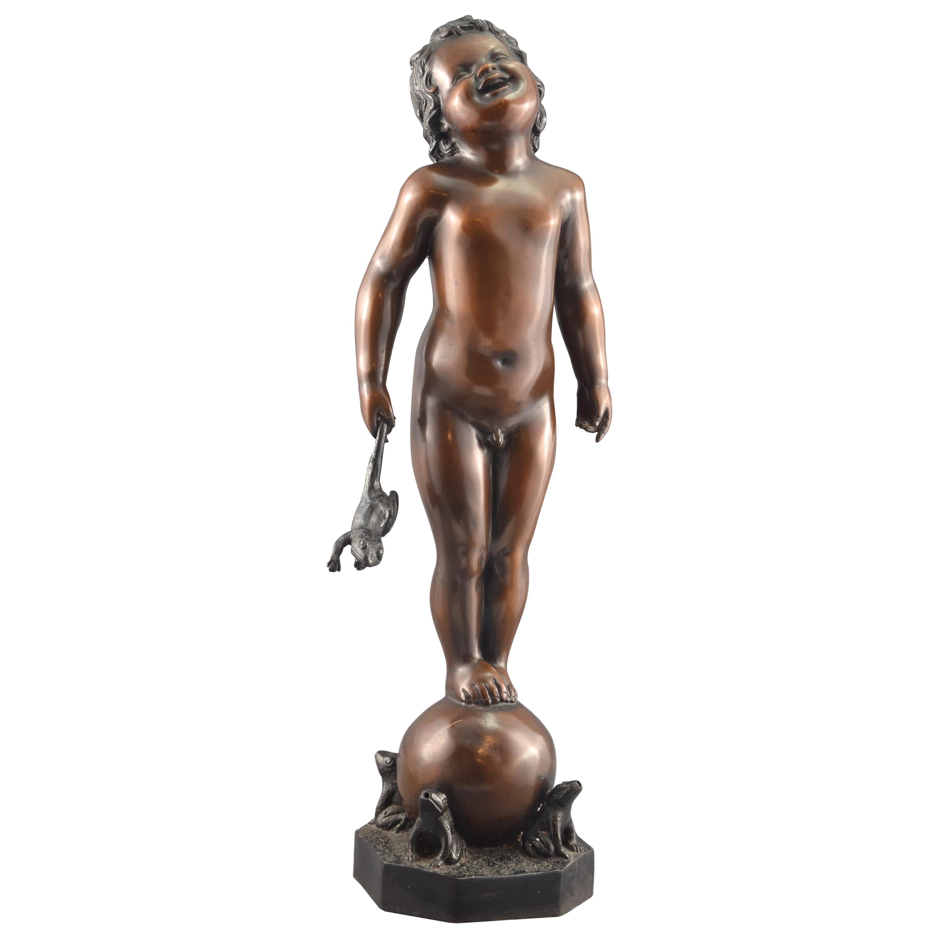 "Frog Baby", Bronze, After Models from Edith Barretto Stevens Parsons, 1878-1956