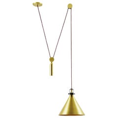 Shape Up Cone Pendant in Brass by Ladies and Gentlemen Studio for Roll & Hill