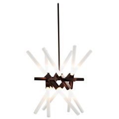 Astral Agnes 01 in Bronze with Straight Glass by Lindsey Adelman for Roll & Hill