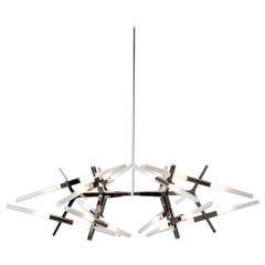 Astral Agnes 03 in Nickel with Angled Glass by Lindsey Adelman for Roll & Hill