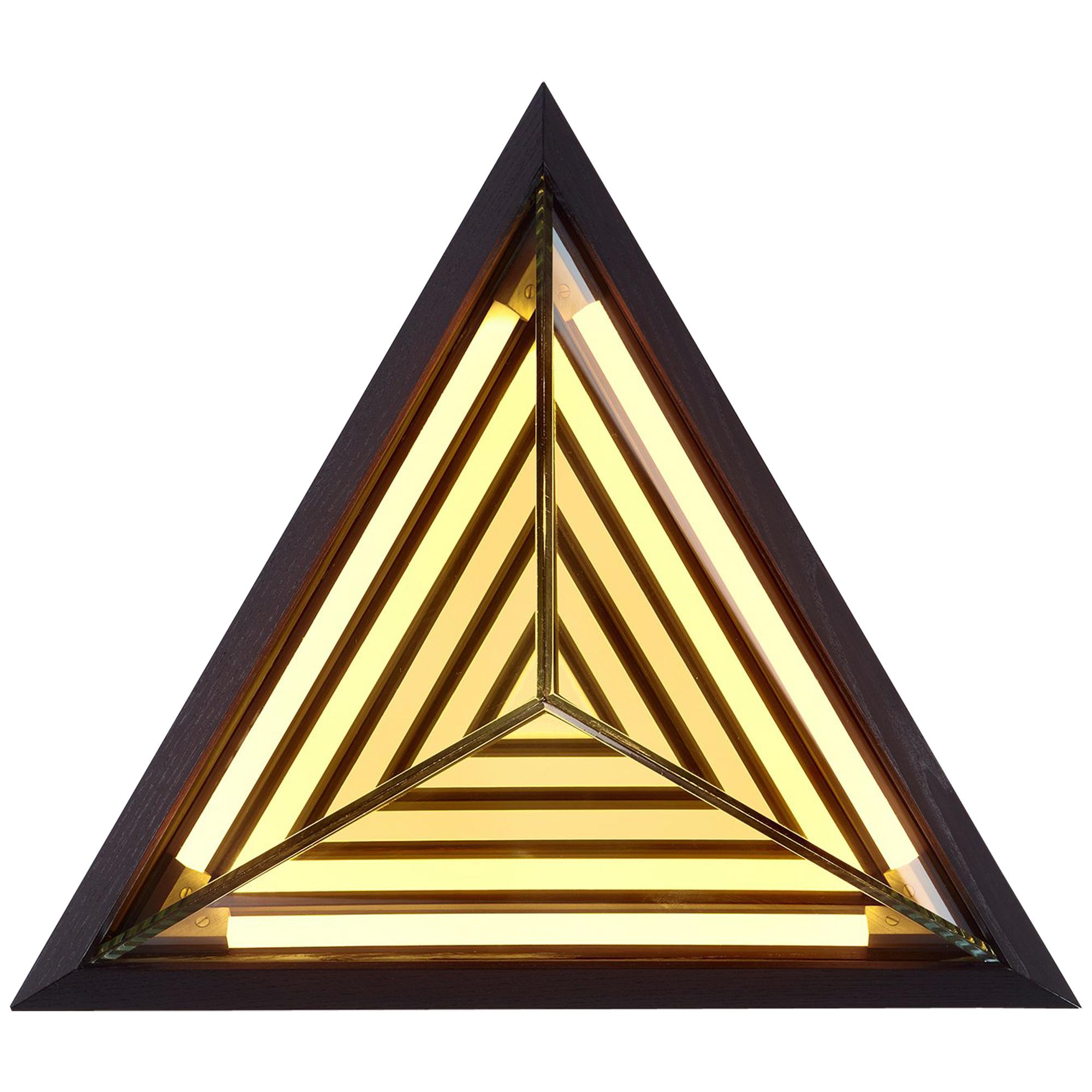 Stella Triangle Sconce in Black by Rosie Li for Roll & Hill