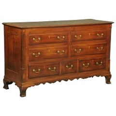 George III Mahogany Lancashire Mule Chest