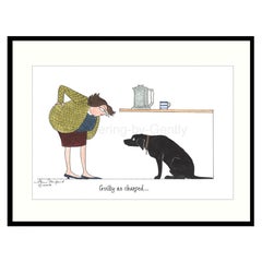 Guilty as Charged Humorous Dog Print