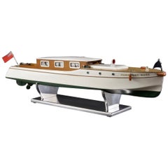 Vintage Bassett-Lowke Clockwork Model Boat, circa 1930s