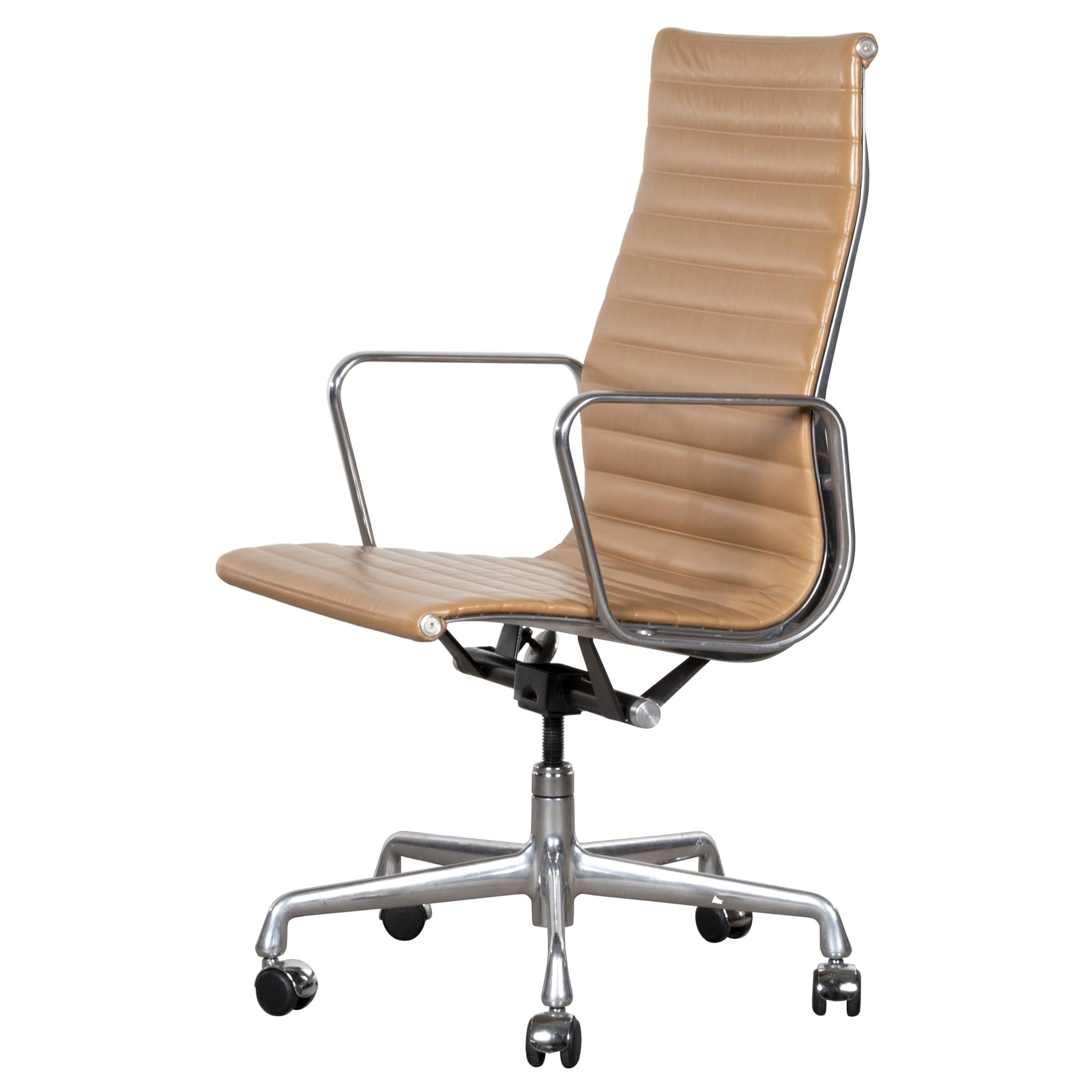 Eames Executive Office Chair in Cognac Leather for Herman Miller, USA