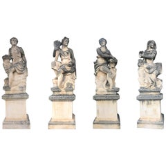 Four Seasons Extraordinary Italian Stone Sculptures