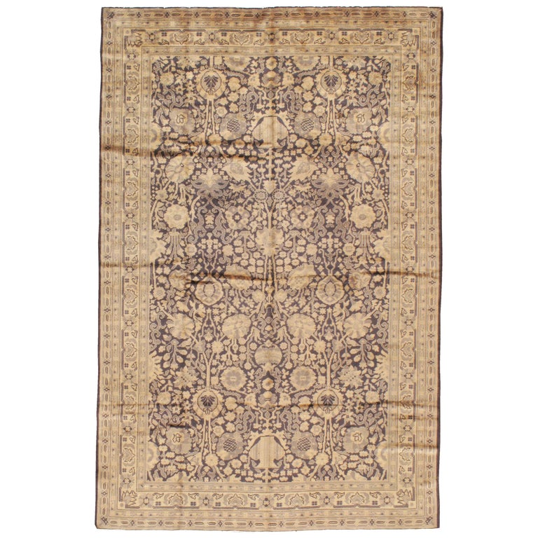 Vintage Indian Lahore Carpet For Sale at 1stDibs