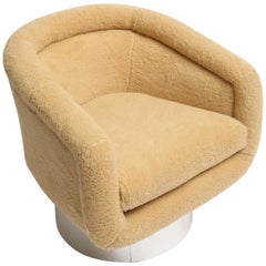 Milo Baughman Swivel Lounge Chair