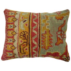 Antique Oushak Border Pillow