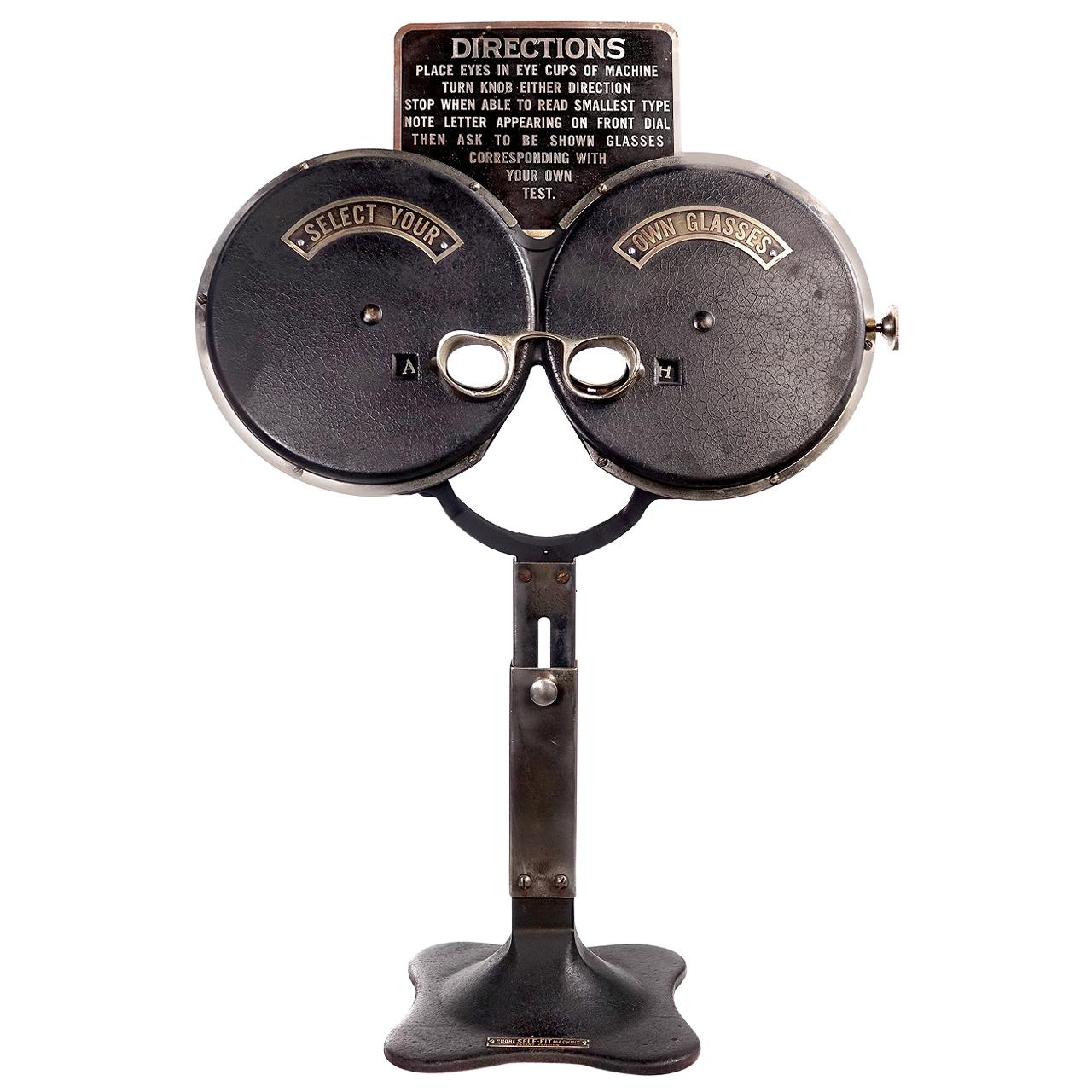 1929 Eyeglass Shore Self-Fit Machine