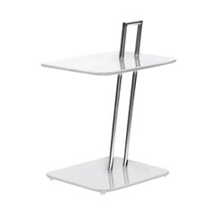 ClassiCon Occasional Rectangular Side Table in White by Eileen Gray
