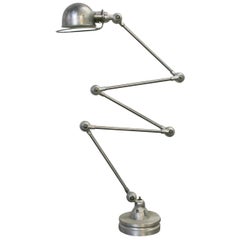 Jielde French Industrial 5-Arm Adjustable Floor Lamp Steel with Base