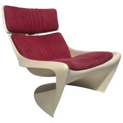 Iconic Space Age "Meteor" Lounge Chair by Steen Ostergaard for Cado, Denmark