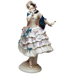 Vintage Meissen Ballet Dancer Estrella Model a 1003 Scheurich, Made 20th Century