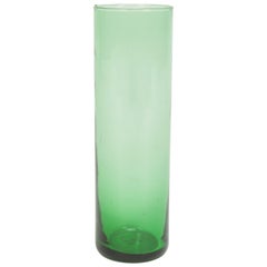 Italian Vase Vetro Verde Di Empoli, 1960s